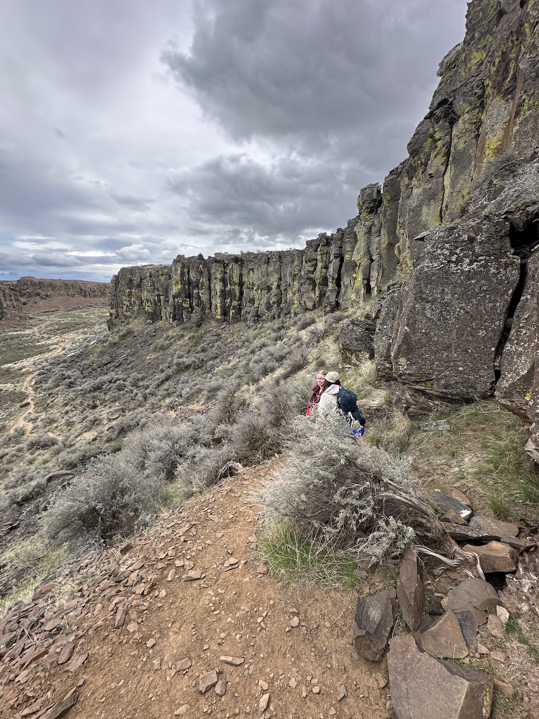 Kate and Heidi in Vantage.